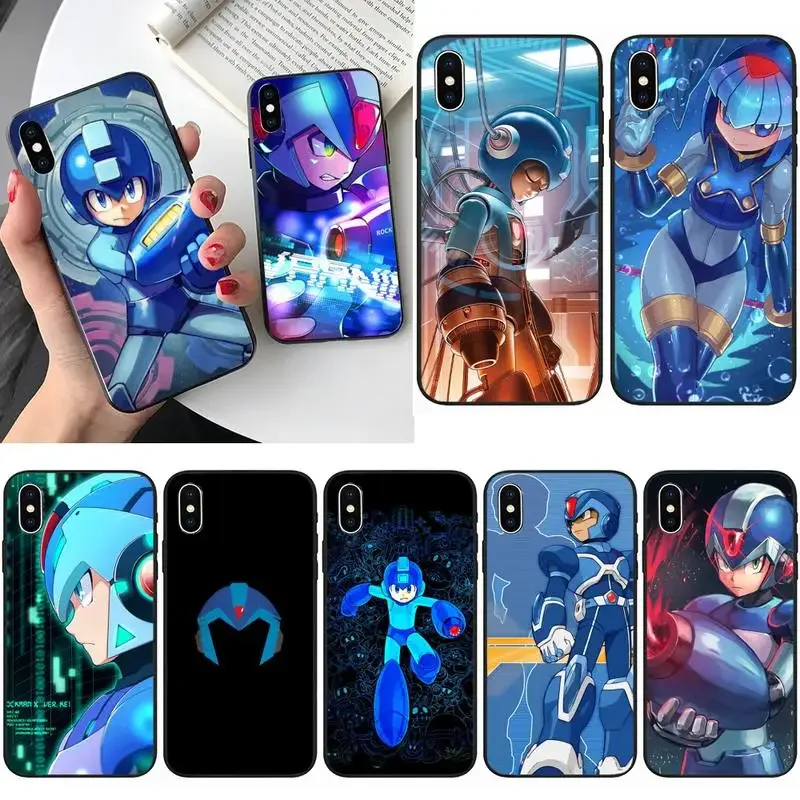 Custodia Per Telefono Da Gioco Rockman Megaman Per Iphone 11 12 Mini 13 Pro Xs Max X 8 7 6S Plus 5 Se Xr Case