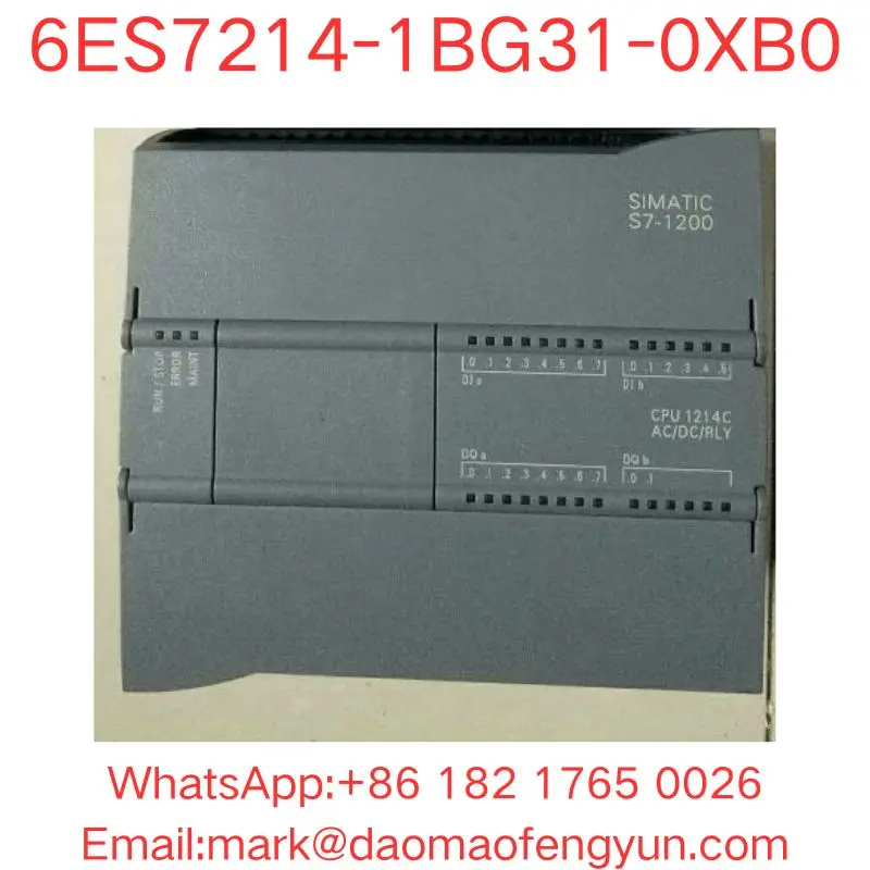 

6ES7214-1BG31-0XB0 бывший в употреблении протестирован в хорошем состоянии SIMATIC S7-1200, ЦП 1214C, компактный ЦП, AC/DC/реле