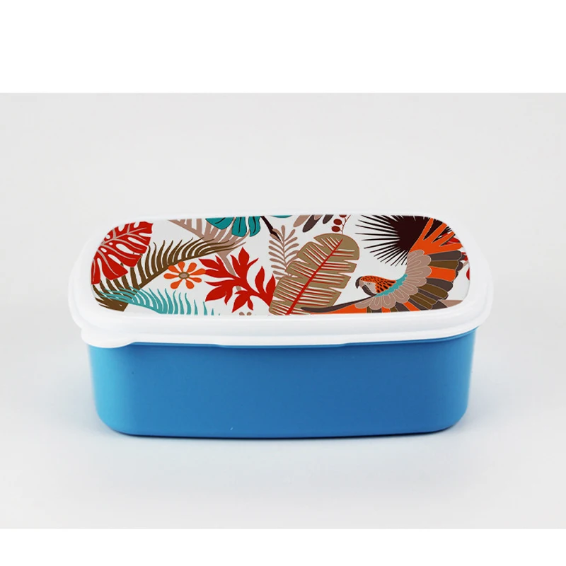 Sublimation DIY Blank PP Plain Brief Leak-proof Sealed Lunch Box 2pcs