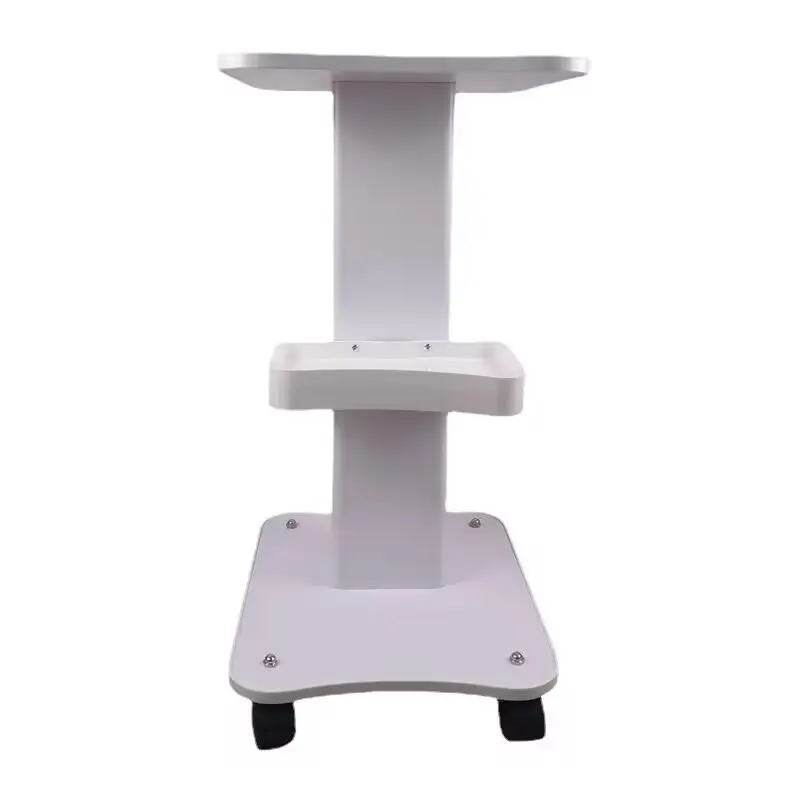 Hairdressing Supplies Salon Trolley Stand Wheel Barber Shop Beauty Tool Storage Tray White Rolling Cart Shelf