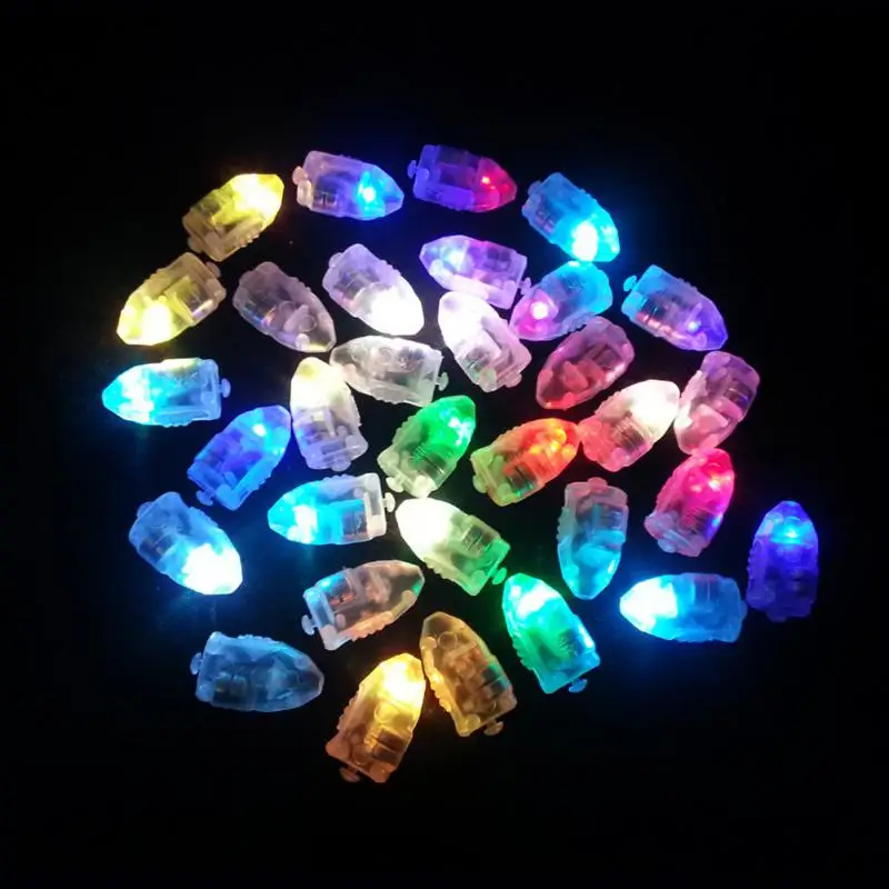 

/set Colorful Small LED Lights Bulbs Paper Balloon Lantern Decor Built in Battery for Wedding Birthday Party Lighting Light