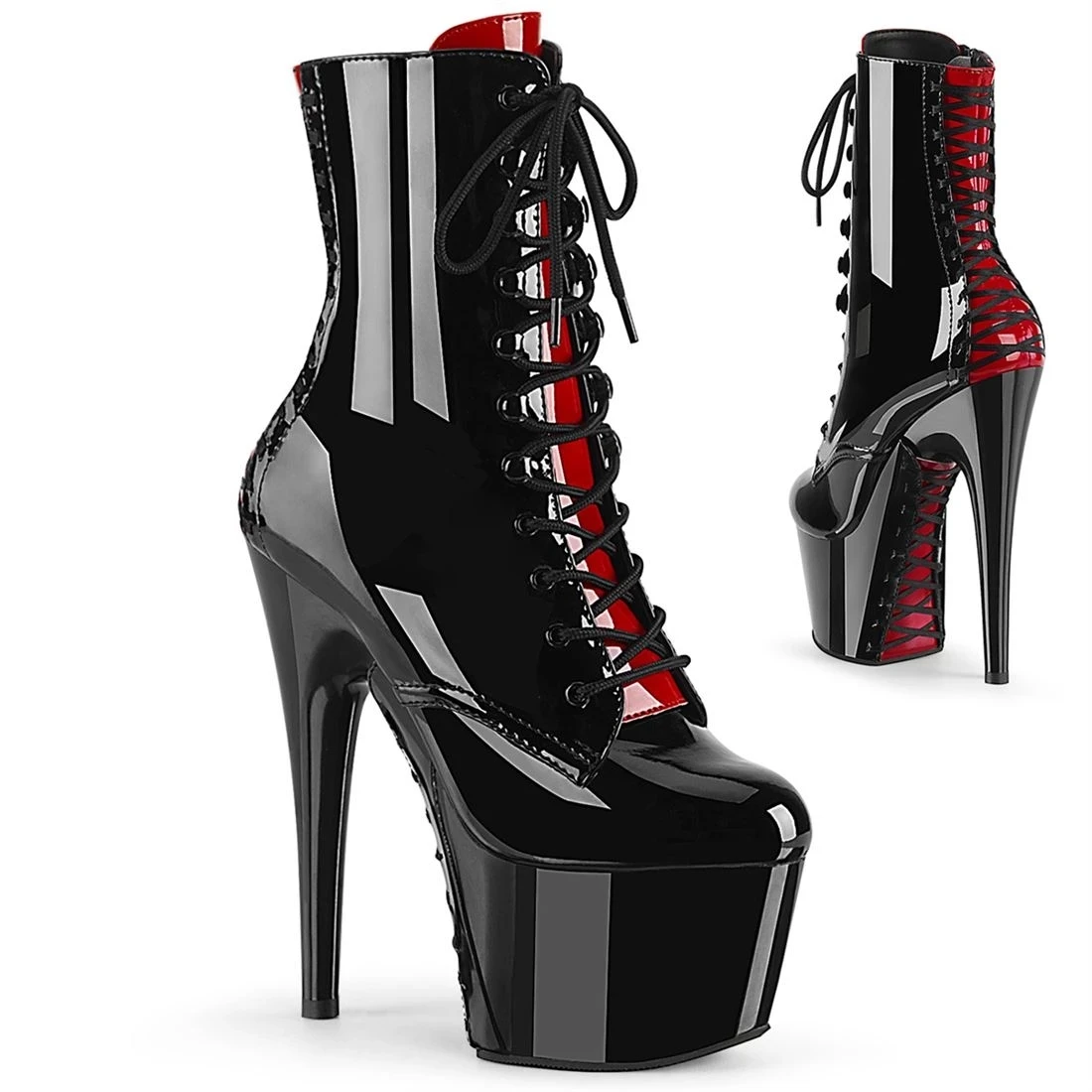 SDTRFT NightClub Stilettos 17cm Thin High Heels Ankle boots Platforms ...