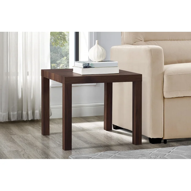 Mainstays Parsons End Table, Canyon Walnut