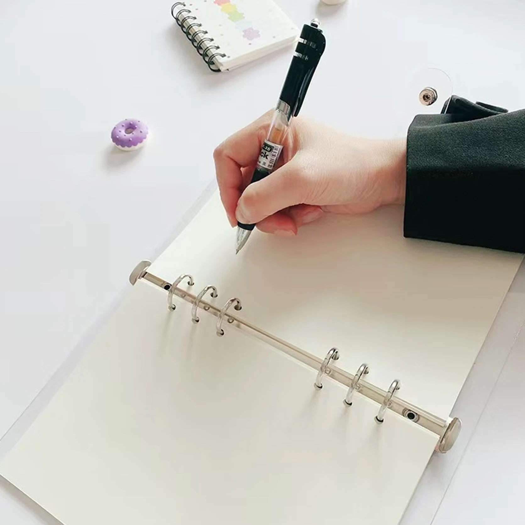 A6 6-Hole Loose Leaf Refill Paper (45 Sheets), Lined/Grid/Dot/Blank Binder Paper, Essential for School, Office & Back to School - 6