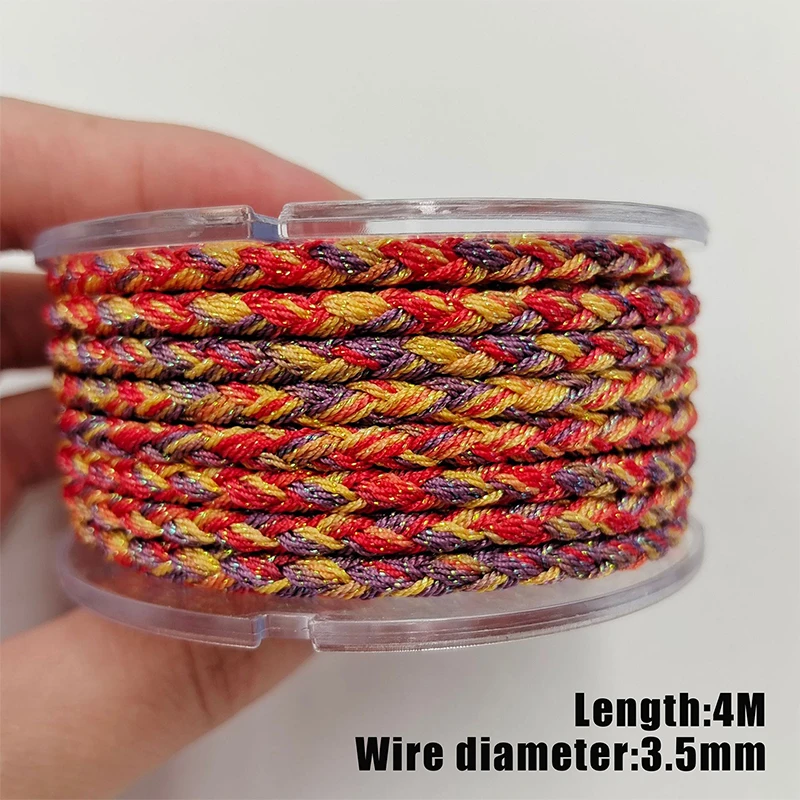 Meters Long Colorful Line Cord Rope Chinese Knot