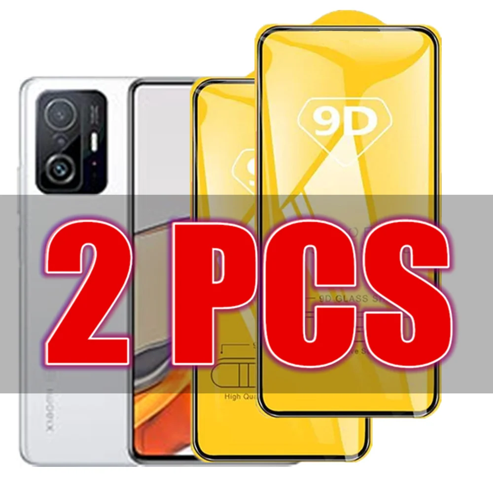 

11t pro 2pc/lot 9D Tempered Glass For Xiaomi 11T Pro Case 11T 11TPro Screen Protector For Xiaomi 11T Ultra 12X 12 Pro Mi 10 9T
