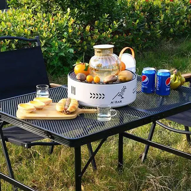 Folding Iron Mesh Camping Table 3