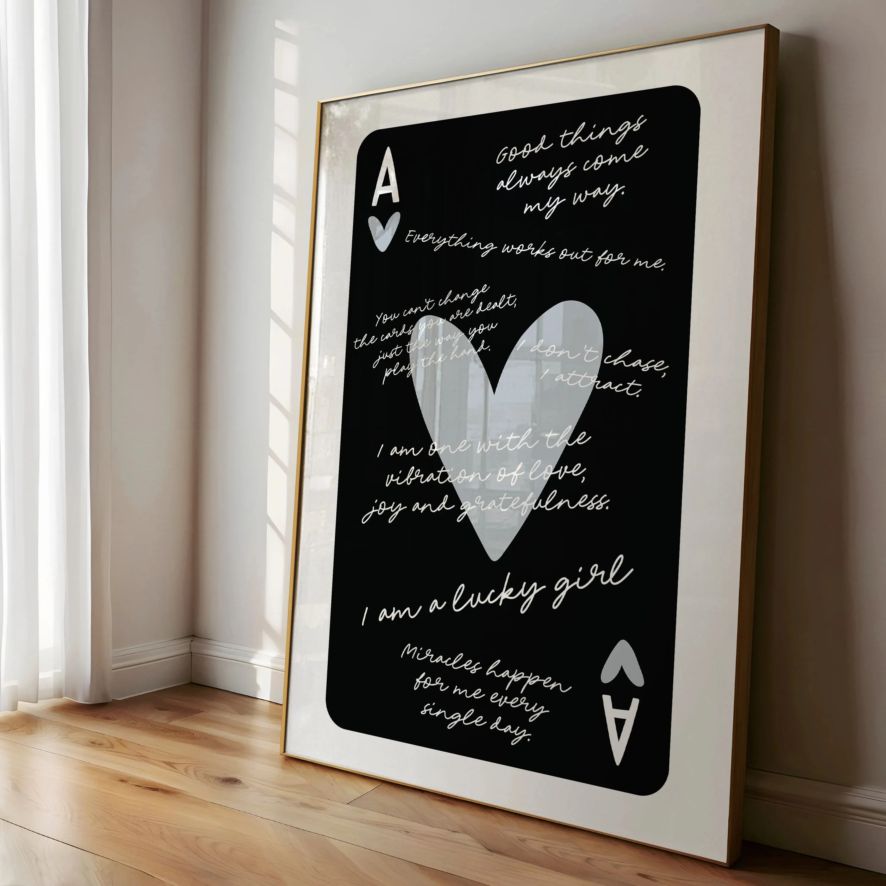 Ace Card Positive Quote Wall Art 5