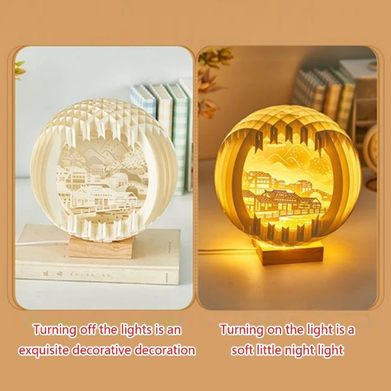 

Светящаяся бумага для резьбы по дереву Led Light Holiday Party Birthday New Year Decoration N84C