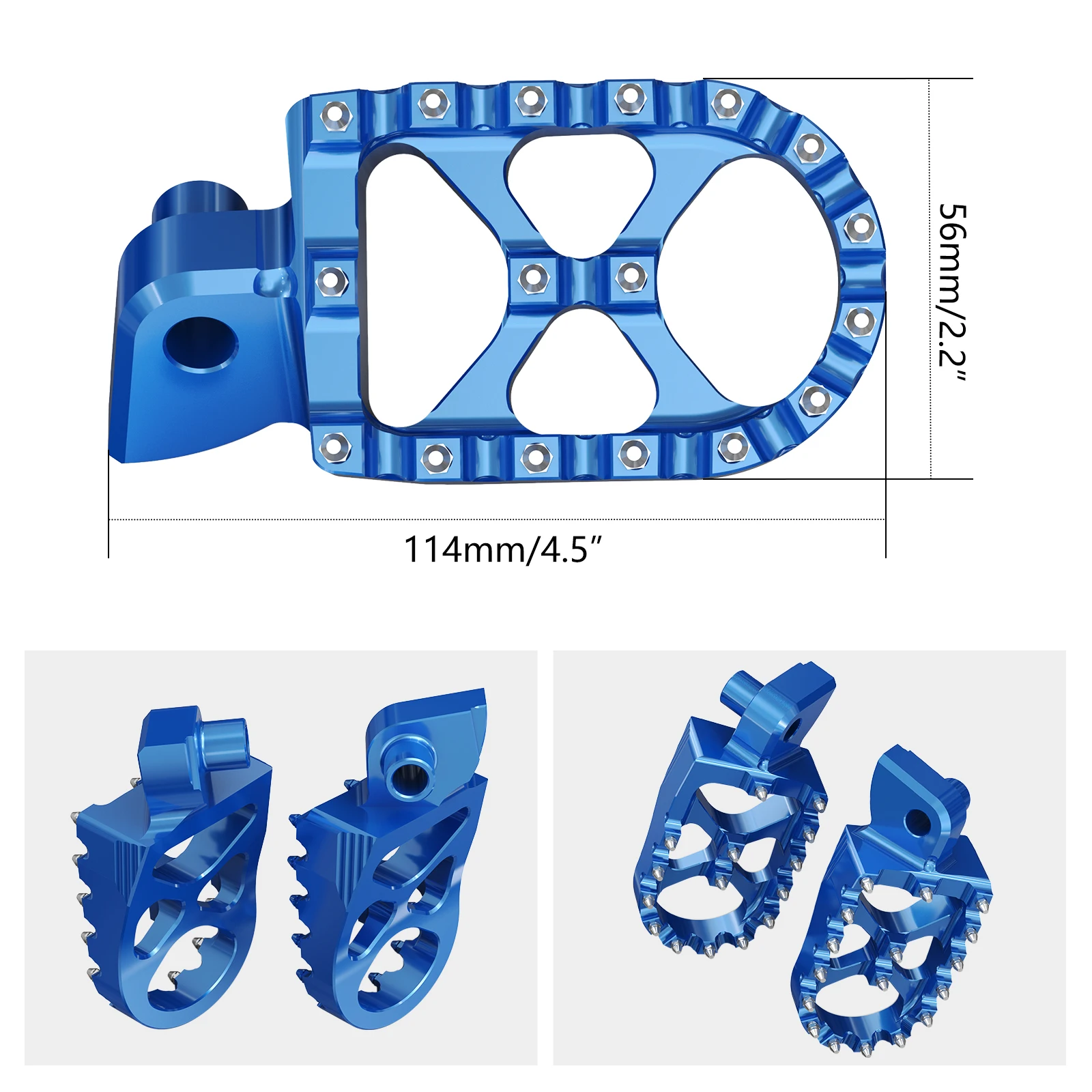 Motorcycle Footrests For Yamaha YZ125 YZ250 YZF450 YZ85 YZ250F YZ450F WR250F WR450F YZ250FX YZF 250 Motorcycle Footrest