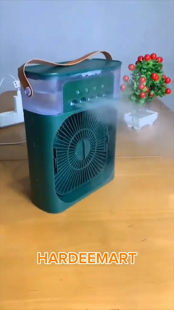 Portable Air Conditioner Fan, Humidifier, USB electric Fan, water mist ...