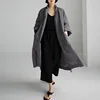 Chic Women Summer Linen Cotton Casual Vintage Wide-leg Pants New Fashion Elastic Wais Pocket Loose Ankle-length Pantalons 4