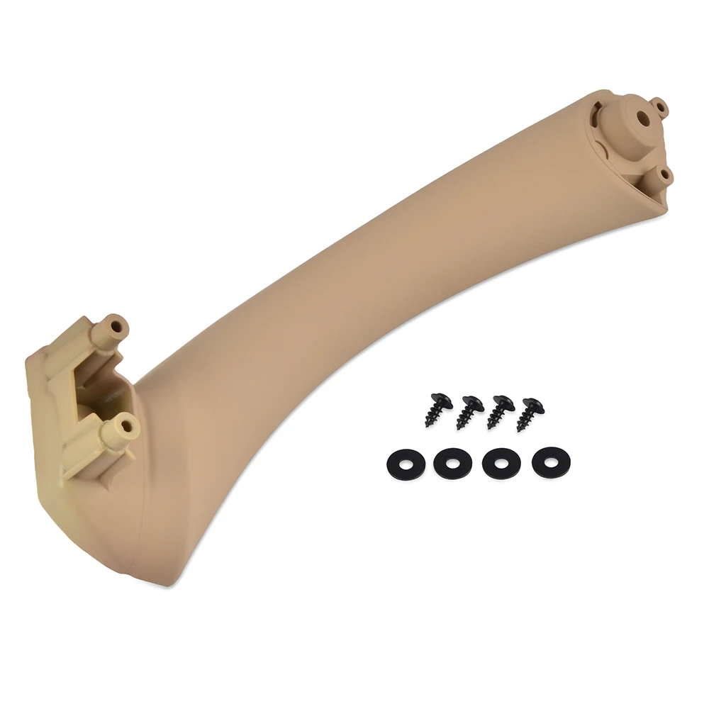 

NICECNC Front Rear Left Side Car Inner Door Pull Handle For BMW E90 E91 3-Series Sedan Wagon Beige/Black Auto ABS+PC Accessories