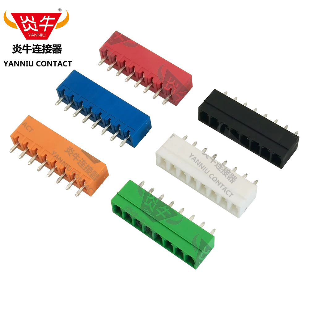 Pcb Plug-in Blocos Teminal 15edgvc 3.81 mm 2pin mc 12pin mc 15 2-g3 81 Laranja Azul Preto Branco Vermelho 50 Peças Kf2edgv 3.81 2p 12 12p