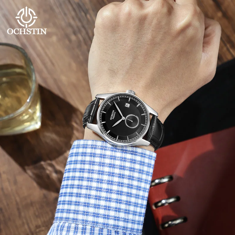 OCHSTINProminente Celebrity Series New 2024 Leisure and Simple Imported Multi functional QuartzMovement Watch Men's Quartz Watch
