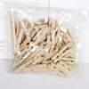 100pcs Wooden Clip Clothes Pants Drying Photo Fixing DIY Mini Wooden Clip Clamps Assorted Set 4