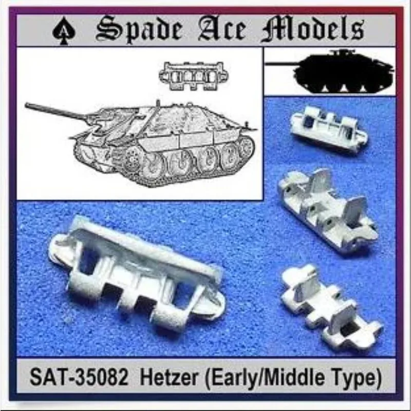 

Spade Ace Models SAT-35082 1/35 Germany Hetzer Early/Middle Type Metal Tracks