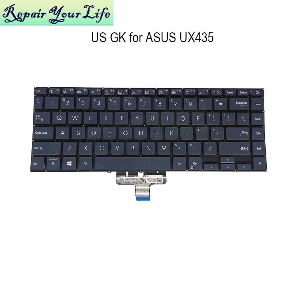 Клавиатура с подсветкой для ноутбука ASUS Zenbook UX435 UX435E UX435EA UX435EG |