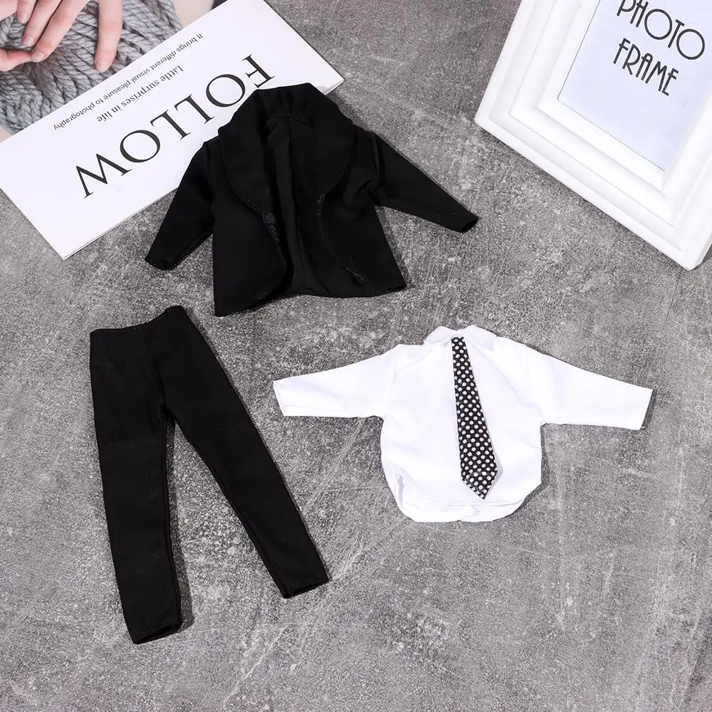 1 Set 1/6 Doll Clothes Male Doll Daily Wear Casual Suit Shirt Pants Wedding Party Suit Man Male Doll Suit Clothes