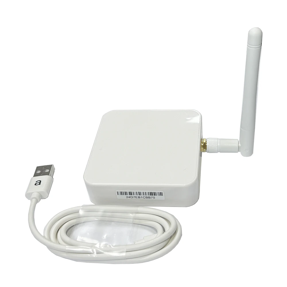 White housing CE FCC certified AB BLE Gateway 4 BLE to WiFi Bridge network version