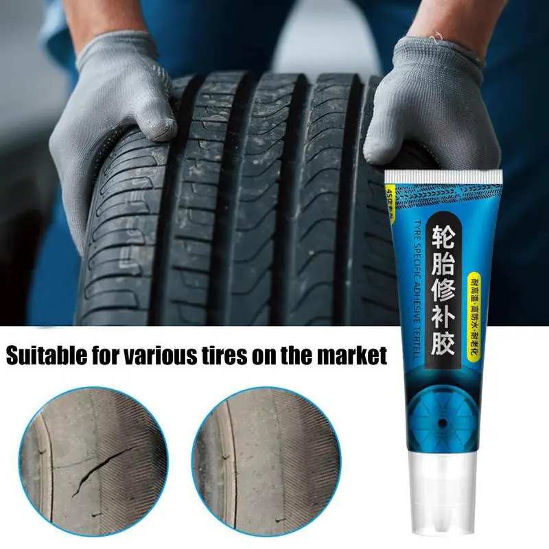 10mlCar Motorbike Bicycle Tyre Tire Repair Sealant Liquid Rubber for Tire Repairing Glue Liquid Strong Rubber Adhesive Glue Tool