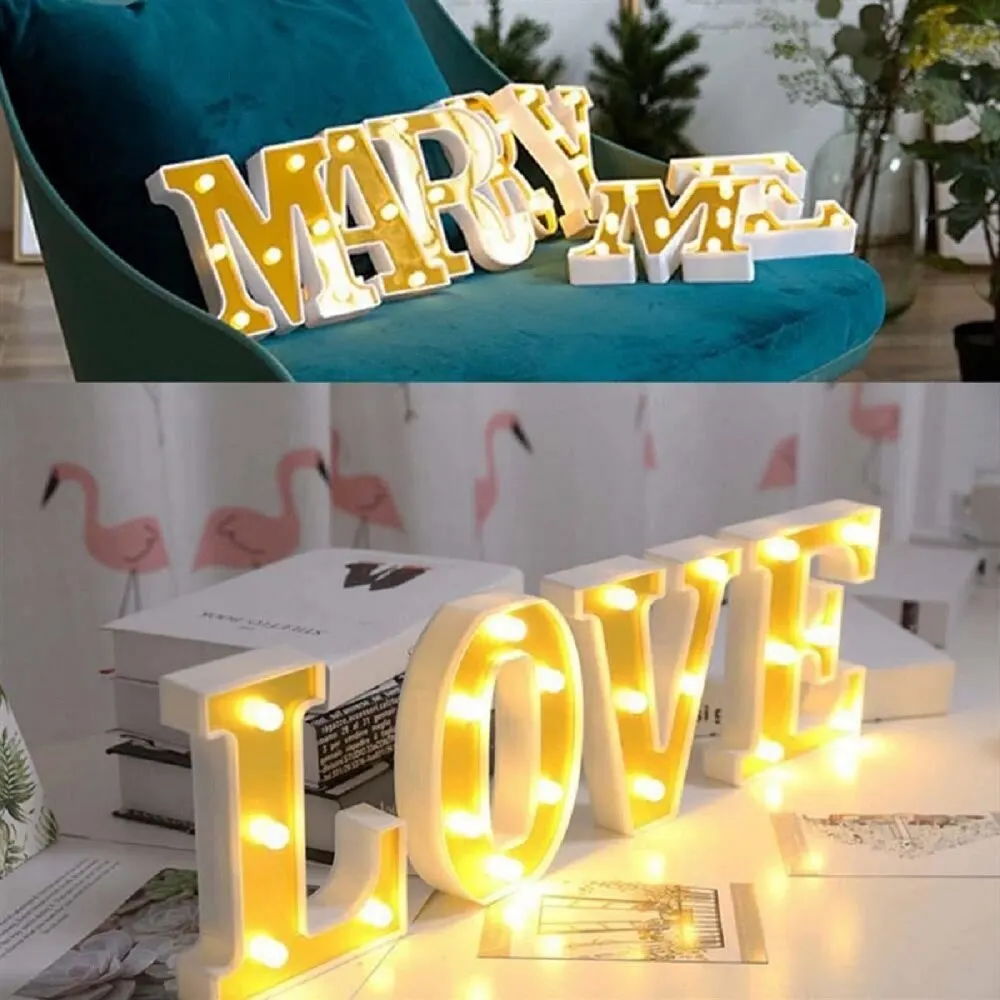 Decorative Led Illuminated 3d Letter V Big Size Organization Birthday, Marriage Proposal, Celebration