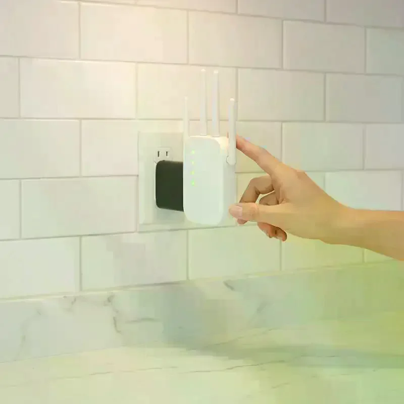 24G WiFi 신호 확장기 300Mbps 무선 리피터, 시골 및 도시 가정의 커버리지 향상