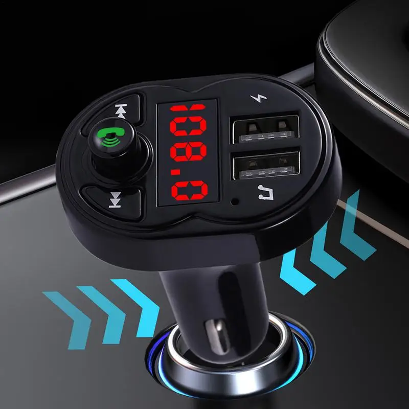 

Car Radio Transmitter Car Charger FM Transmitter Blue-tooth Audio Fm Transmitter Car Mp3 Player Car Charger Wireless Adapter