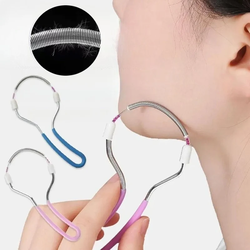 Reusable Spring Action Facial Epilator Manual Hair Removal Roller for ...