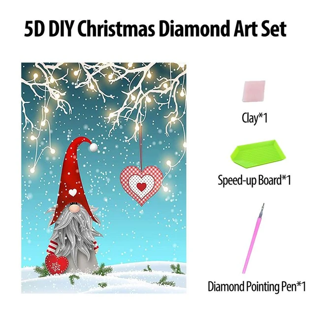 5D Diamond Picture Christmas Christmas Diamond Picture Set For Adults DIY  Craft Art Painting Tool For Friends Gift Home Wall - AliExpress