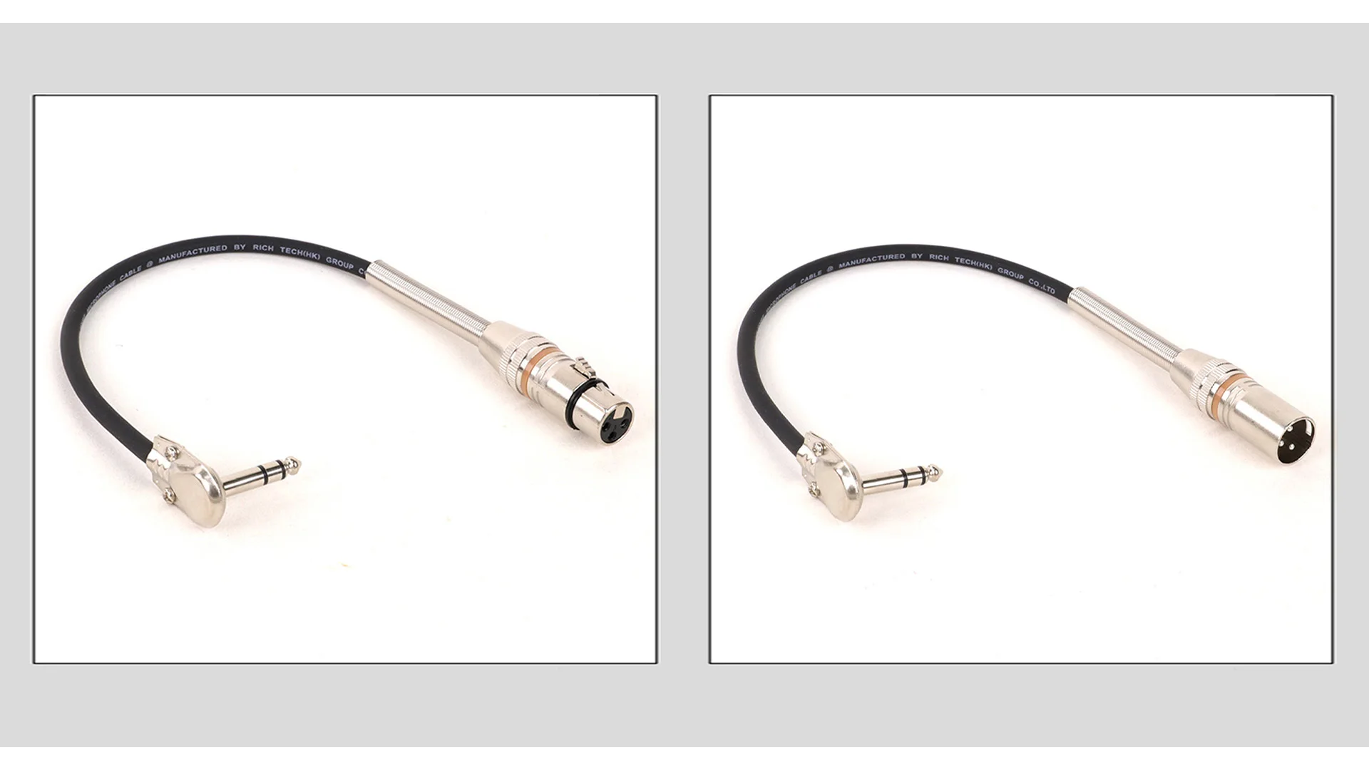 0,3 M-15M Guergeo mehrere Farben hochwertige 6,35mm Zoll trs männliche Buchse auf 3-poliges xlr weibliches/männliches Audio kabel für Gitarre – Detail 3