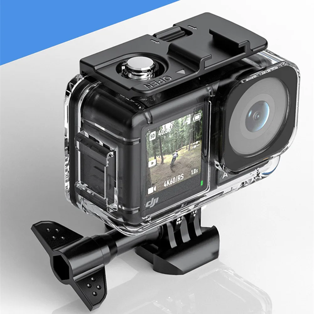 

Глубина погружения до 40 м для DJI Osmo Action 3 Дайвинг чехол Защитный корпус для DJI Action 3 водонепроницаемый чехол Аксессуары