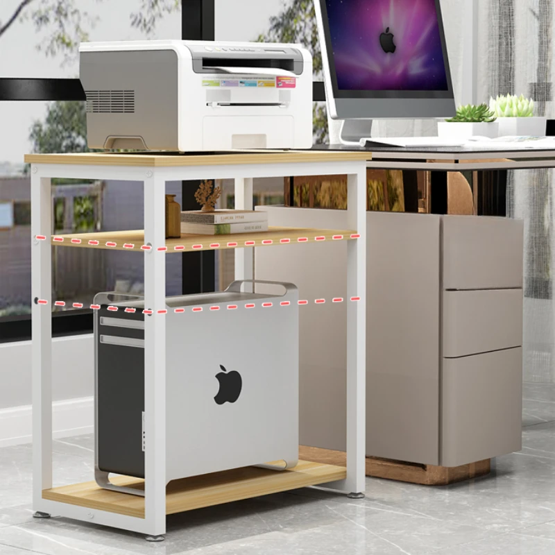 75 Cm High Desktop Computer Host Storage Rack Office Printer Storage Rack Computer Desk Layered Host