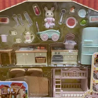 New Sylvanian Families Rural Furniture Series Action Figure Collectible Doll Anime Figures Room Decoration Families Gift Toys 1