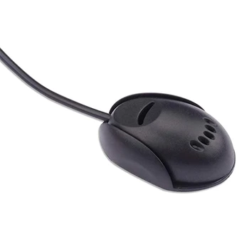 Microfono esterno per auto da 3.5mm cruscotto per auto compatibile con Bluetooth o adattatore GPS per Radio Stereo con microfono con visiera parasole