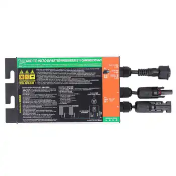 GMI Series 120/150/180/260/300/350/500/600/700W MPPT แผงโซล่าเซล Micro Inverter DC26V-46V To AC110V-230V 50HZ/60HZ 15