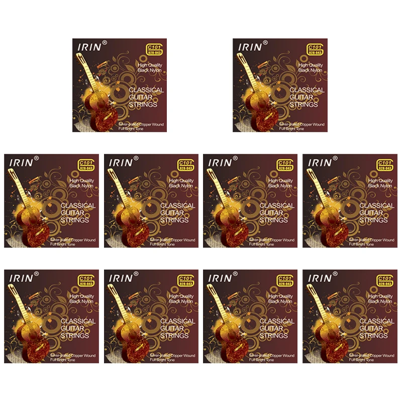 IRIN Set of 6 Nylon Guitar Strings - Classic Guitar Instrument Accessories