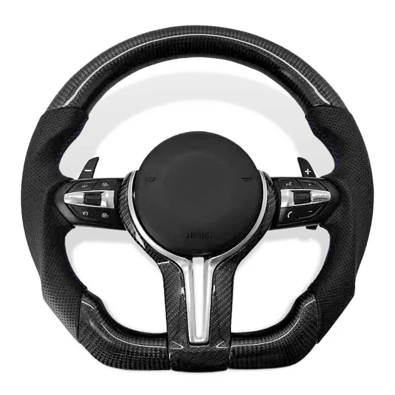 

Carbon Fiber Steering Wheel for BMW F10 F11 F20 F21 F30 F31 F34 F32 F33 F36 F22 F23 F46 E90 E92 M2 M3 M4 M5 M6 Car Accessories