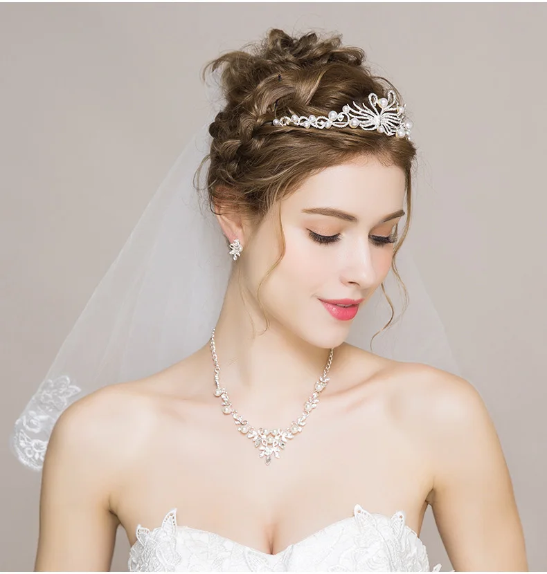 Principessa Cristallo Strass Cosplay Tiara Fascia Corona per Prom Halloween Compleanno Festa (Blu 3