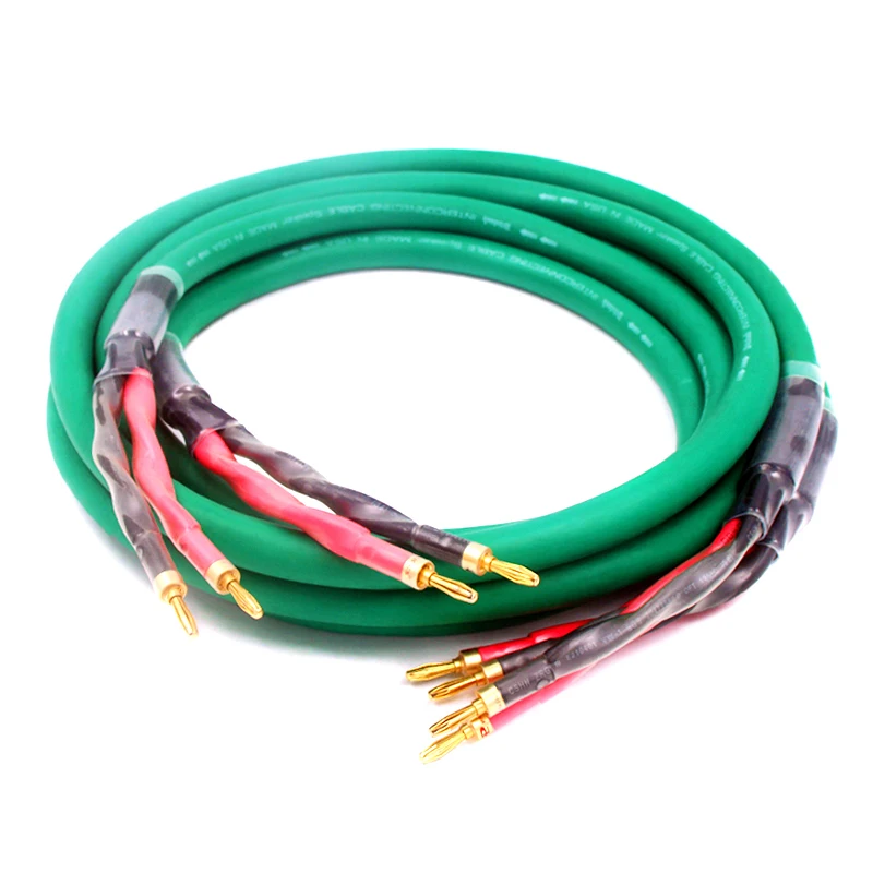 PairHiFiAudioLineMcintoshSpeakerCableMixSilverOFCCopperBi