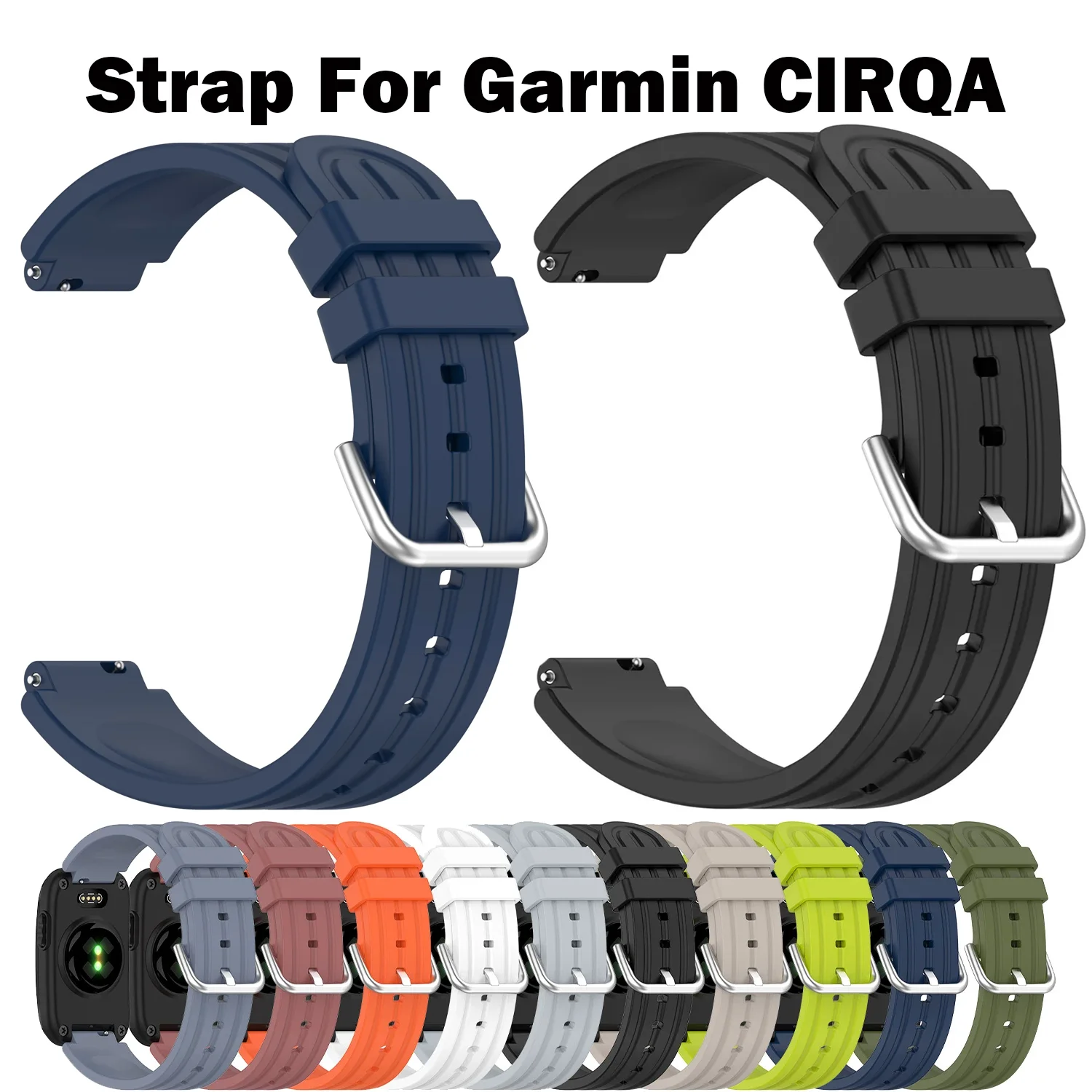 Silicone Quick Release Smart Band Strap - Universal Watchband Bracelet