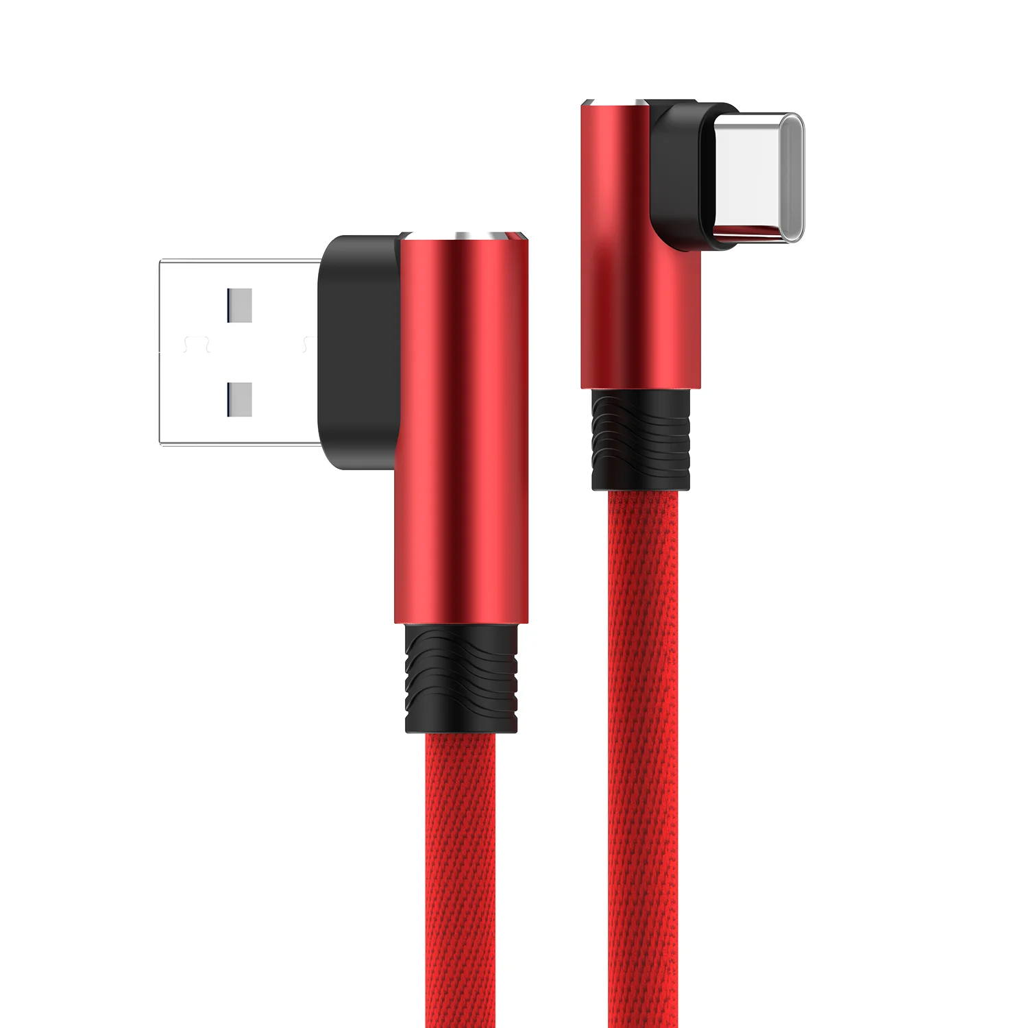 90 Degree USB-C Fast Charging Cable - 3A, 2M/3M Length