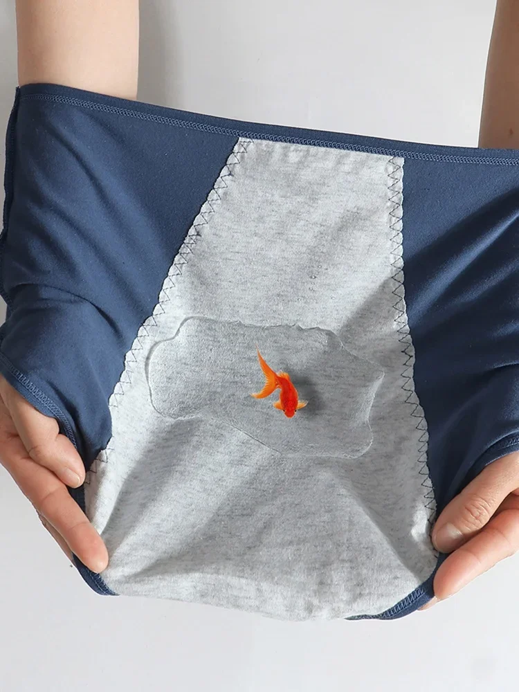 Menstrual Panties For Women Comfortable Physiological Underwear Absorbency Leak Proof Briefs Cotton Lingerie Period Underpants - 3