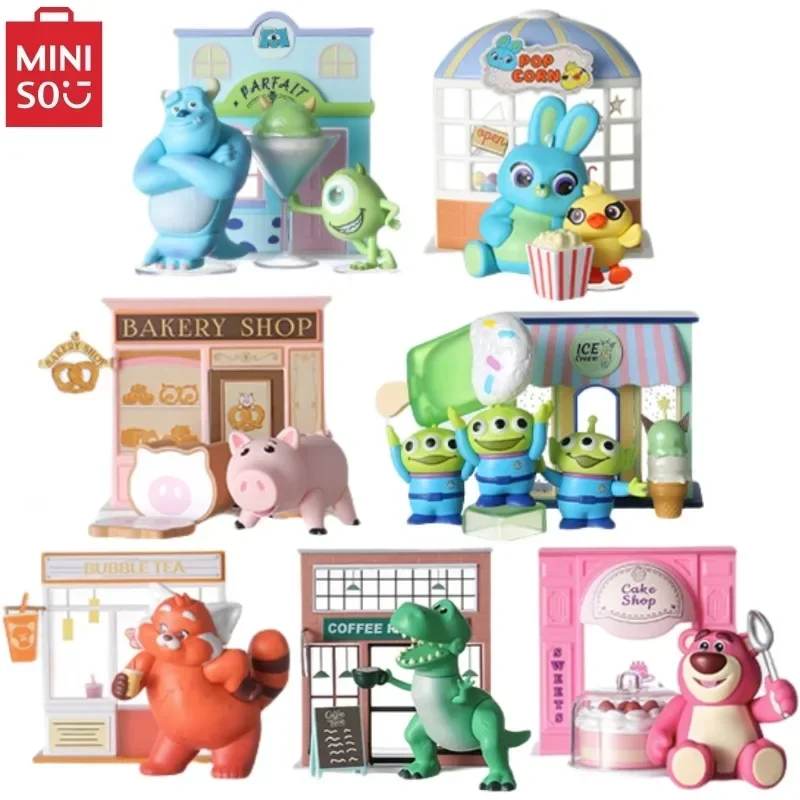 

MINISO Kawaii Disney Alien Sullivan Rex Lotso фигурки счастливая сумка аниме модель кукла игрушка мультфильм украшение для рабочего стола подарок