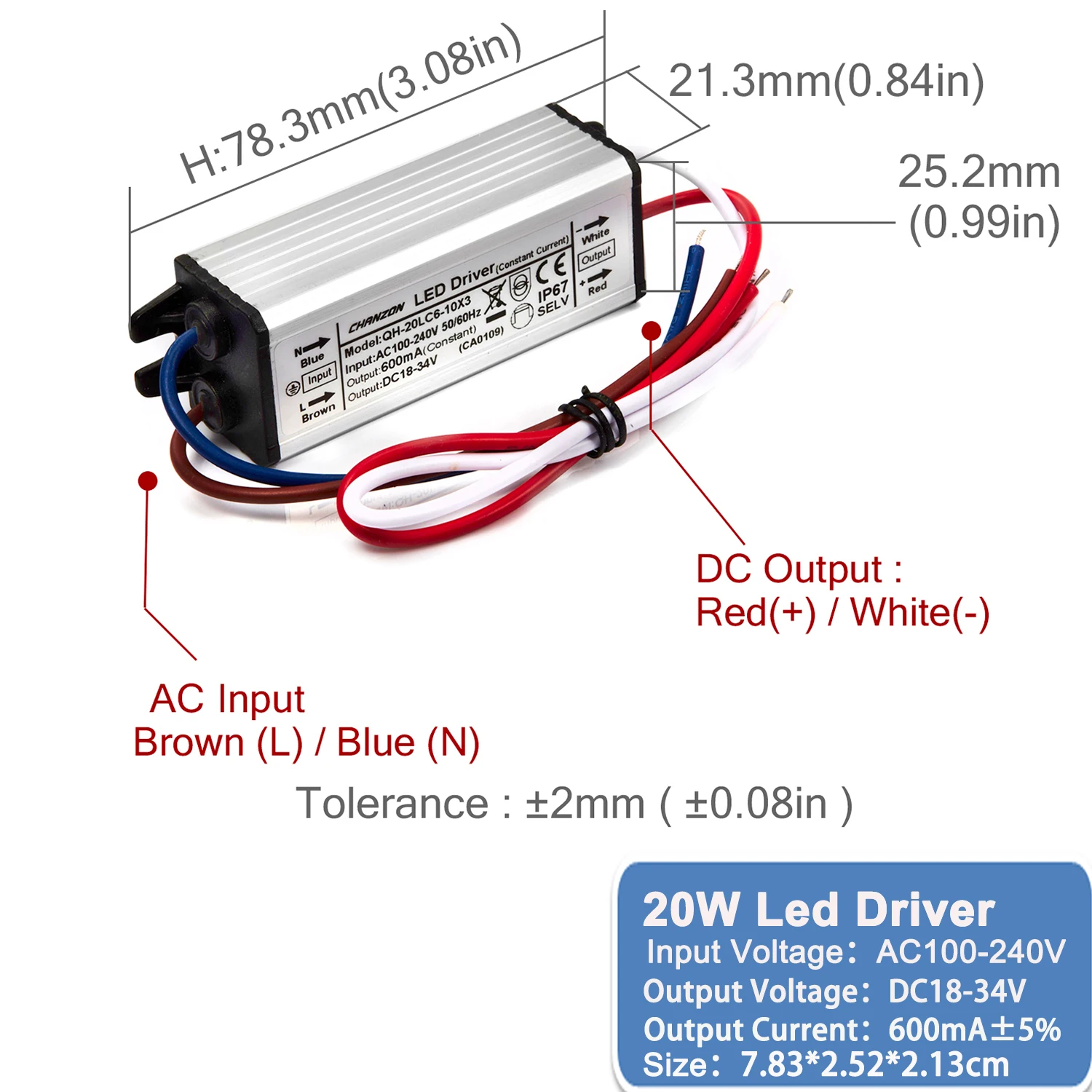 600mA DC18-34V