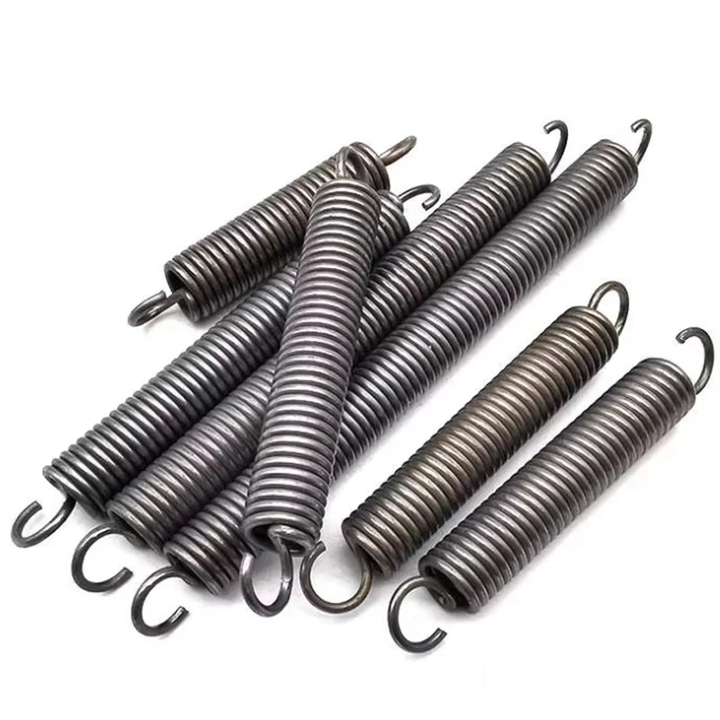 1pcs 65Mn 오픈 후크 텐션 스프링 와이어 직경 1.2mm O 후크 연장 스프링 외경 612mm