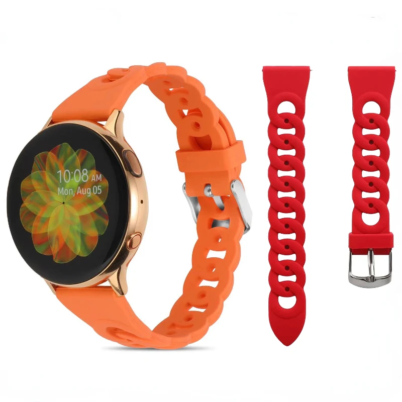 

Silicone strap For Samsung Galaxy watch 3 Gear S3 Huawei watch 3 Pro/GT Breathable Fashion Sport Watch Wristband For Amazfit GTR