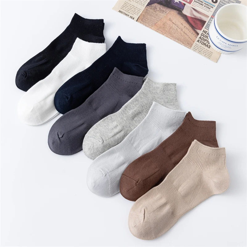 גרביים אלסטיות לגברים Mens Short Cotton Summer Socks Men's Socks