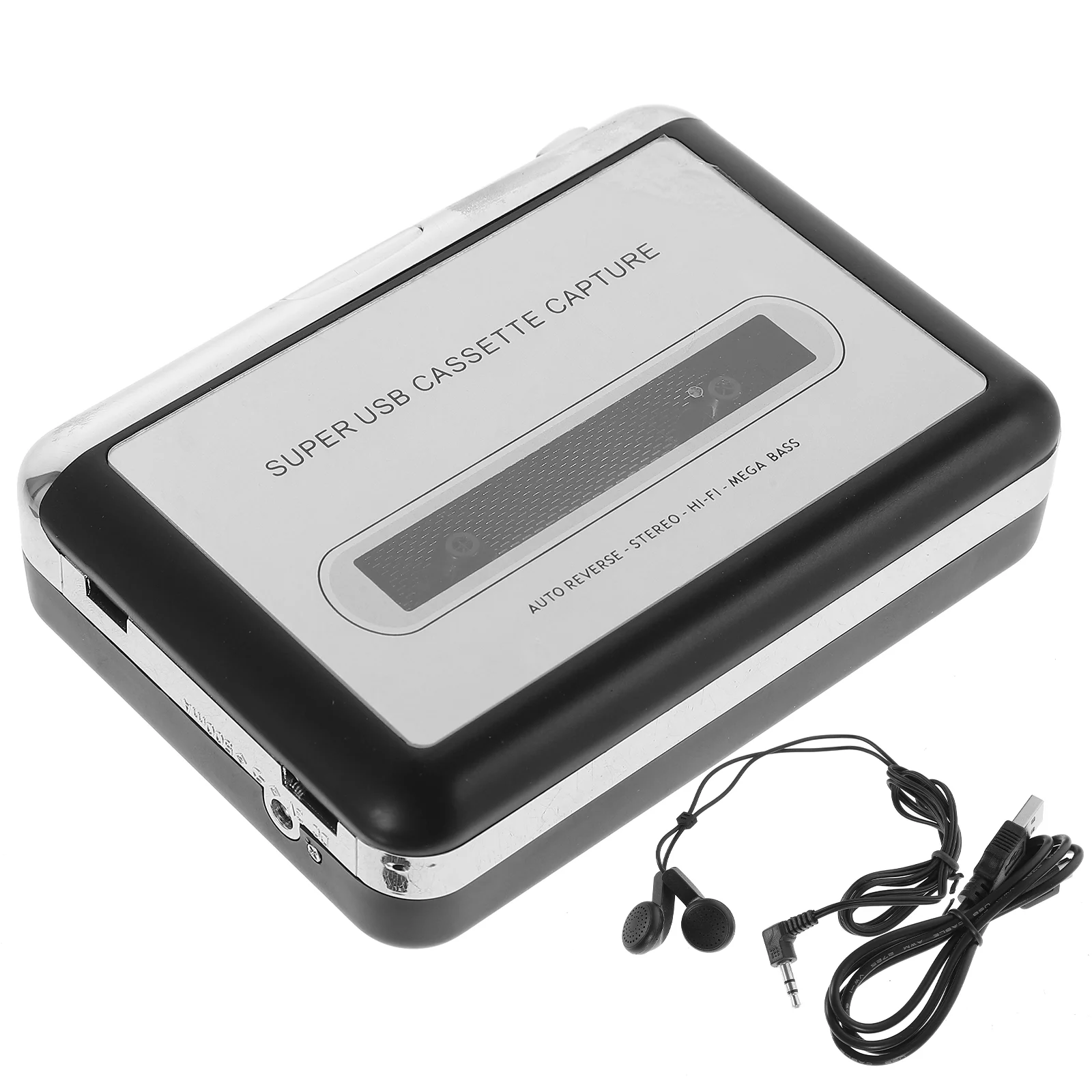 Cassette Player Tape to MP3 Converter USB Portable Audio Capture