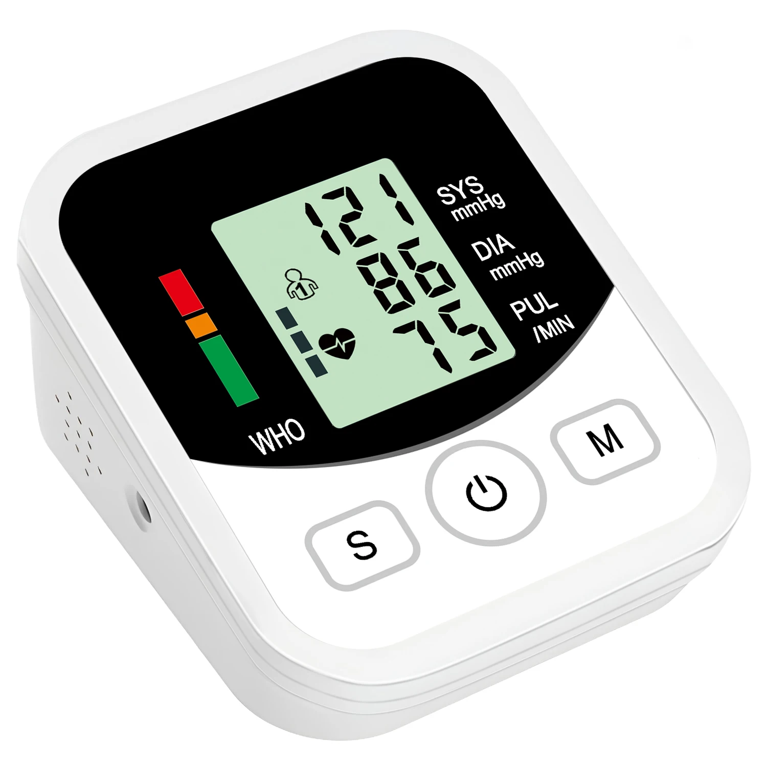 Portable Digital Upper Arm Blood Pressure Monitor Measurement Tool Blood Pressure Monitor BP Medical Sphygmomanometer Pulse